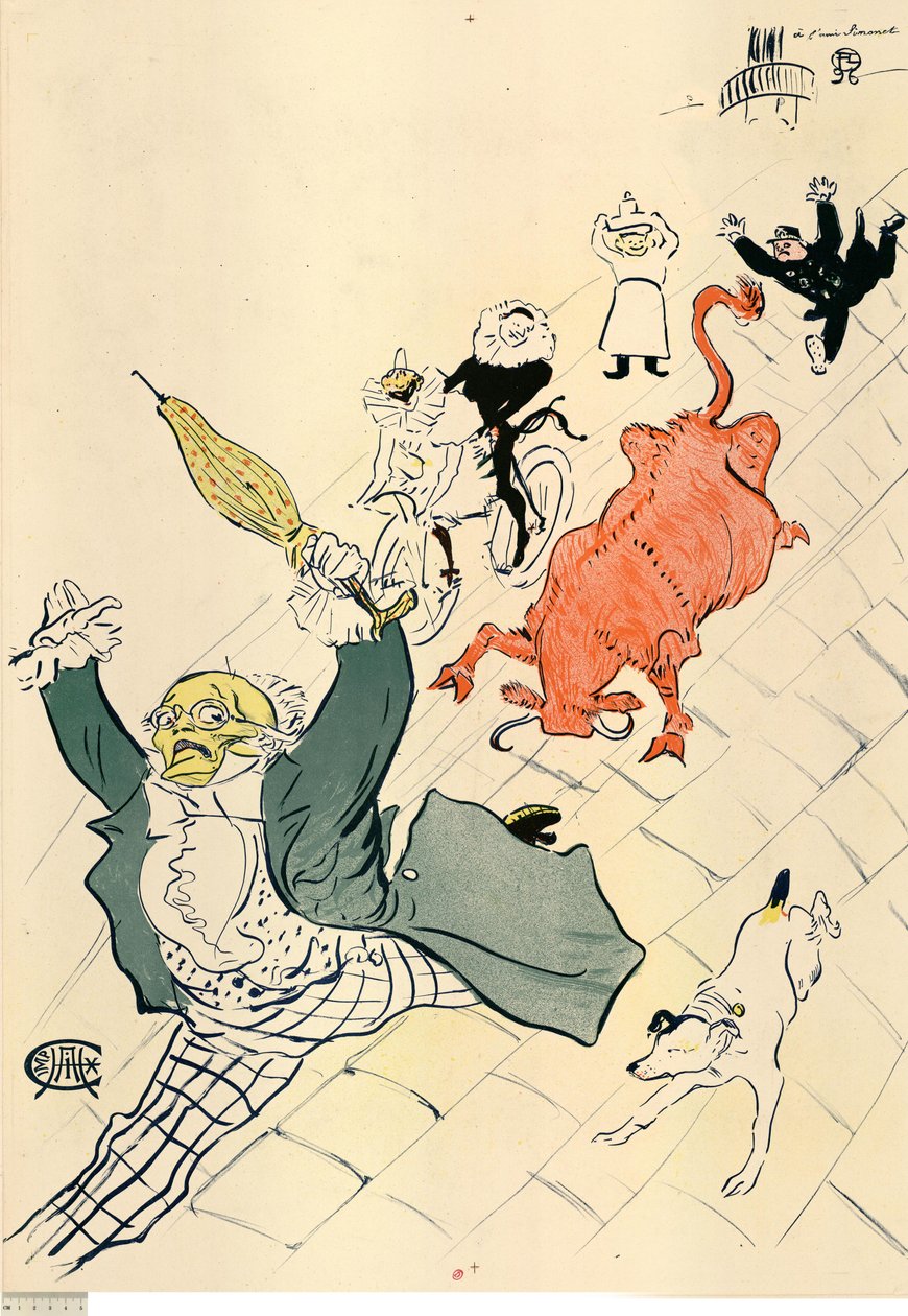 Die wütende Kuh - Henri de Toulouse-Lautrec