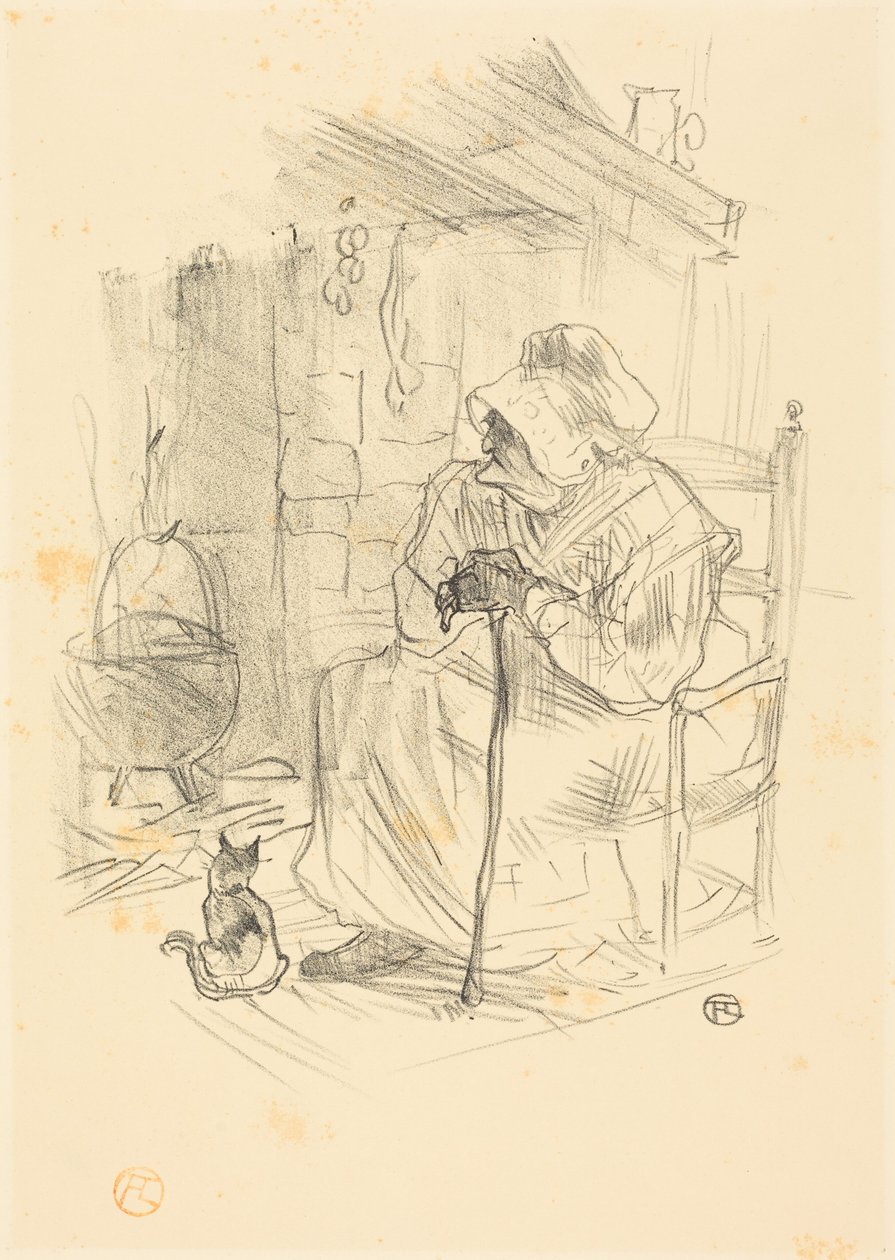 Le secret - Henri de Toulouse-Lautrec