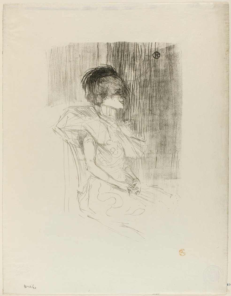 Prêteur assis - Henri de Toulouse-Lautrec