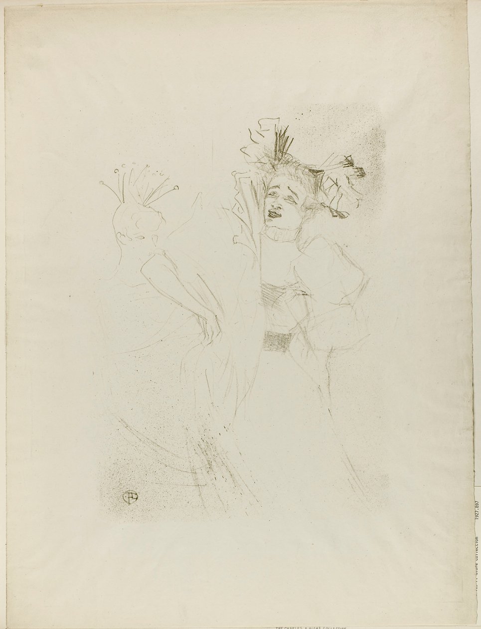 Lender dans Chilpéric, de face - Henri de Toulouse-Lautrec