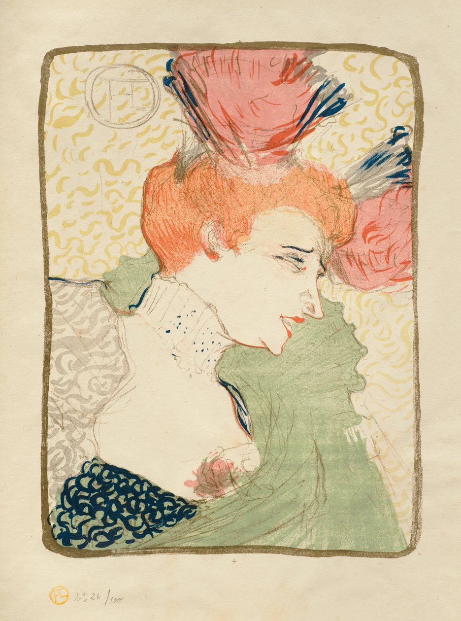 Mademoiselle Marcelle Lender, en buste - Henri de Toulouse-Lautrec