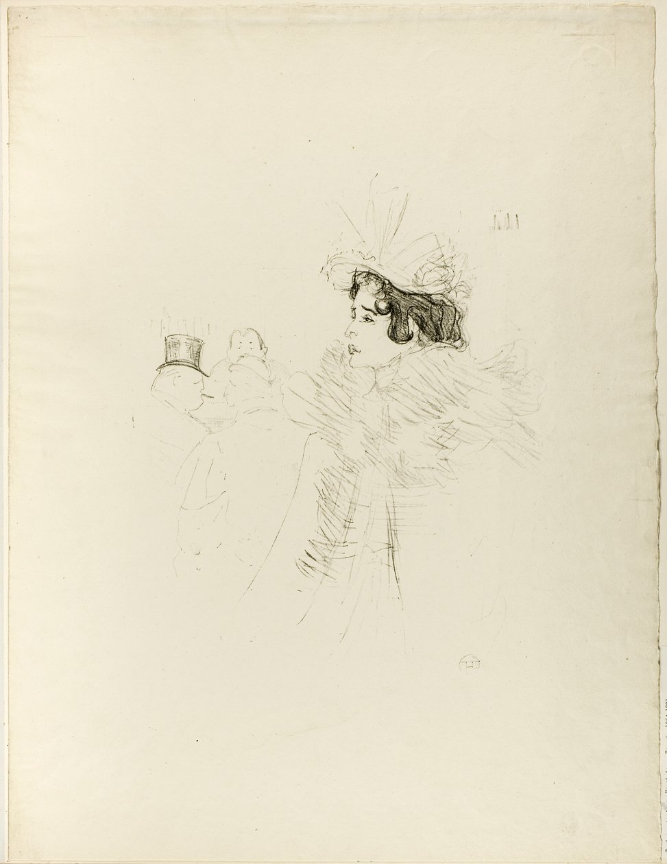 Mademoiselle May Belfort au Bar Achille - Henri de Toulouse-Lautrec