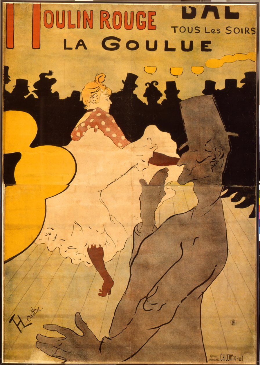 Moulin Rouge-La Goulue - Henri de Toulouse Lautrec