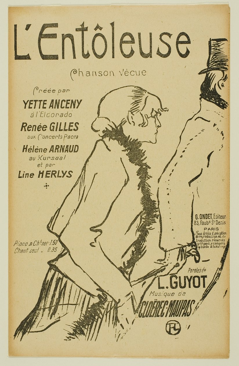 Pauvre prostituée ! - Henri de Toulouse-Lautrec