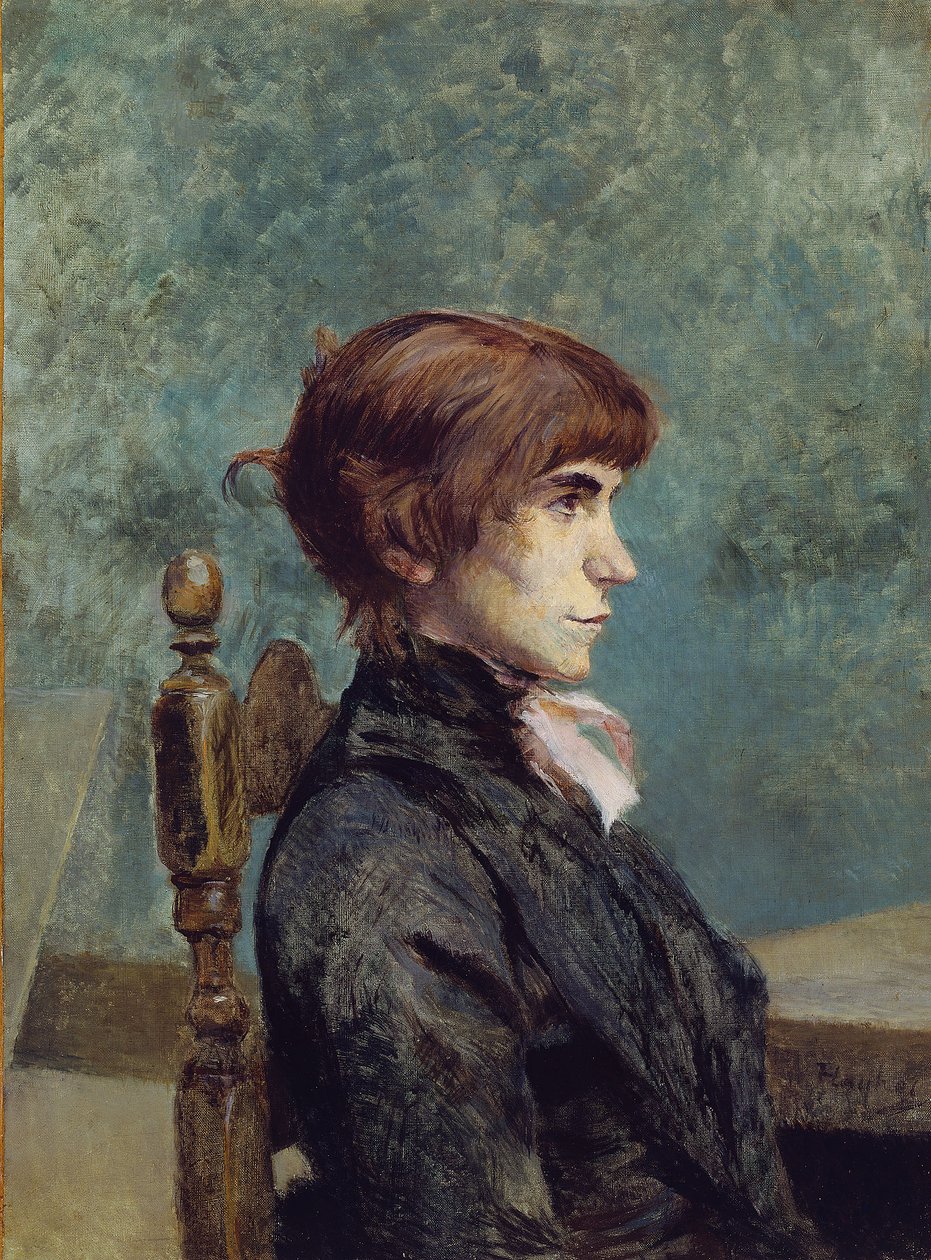 Portrait de Jeanne Wenz - Henri de Toulouse-Lautrec