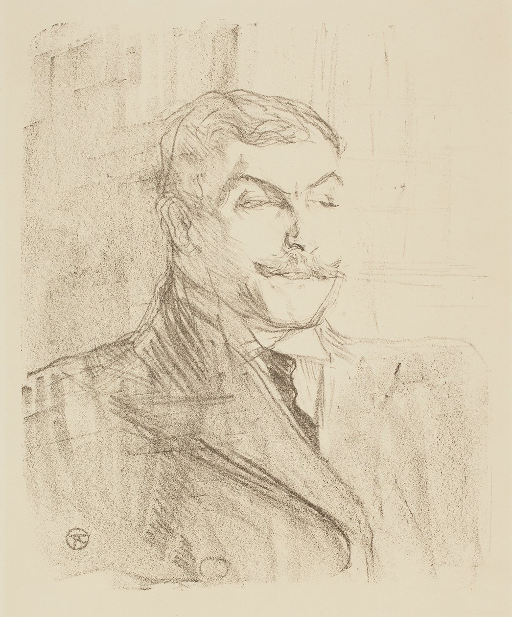 Portrait de Lucien Guitry - Henri de Toulouse-Lautrec