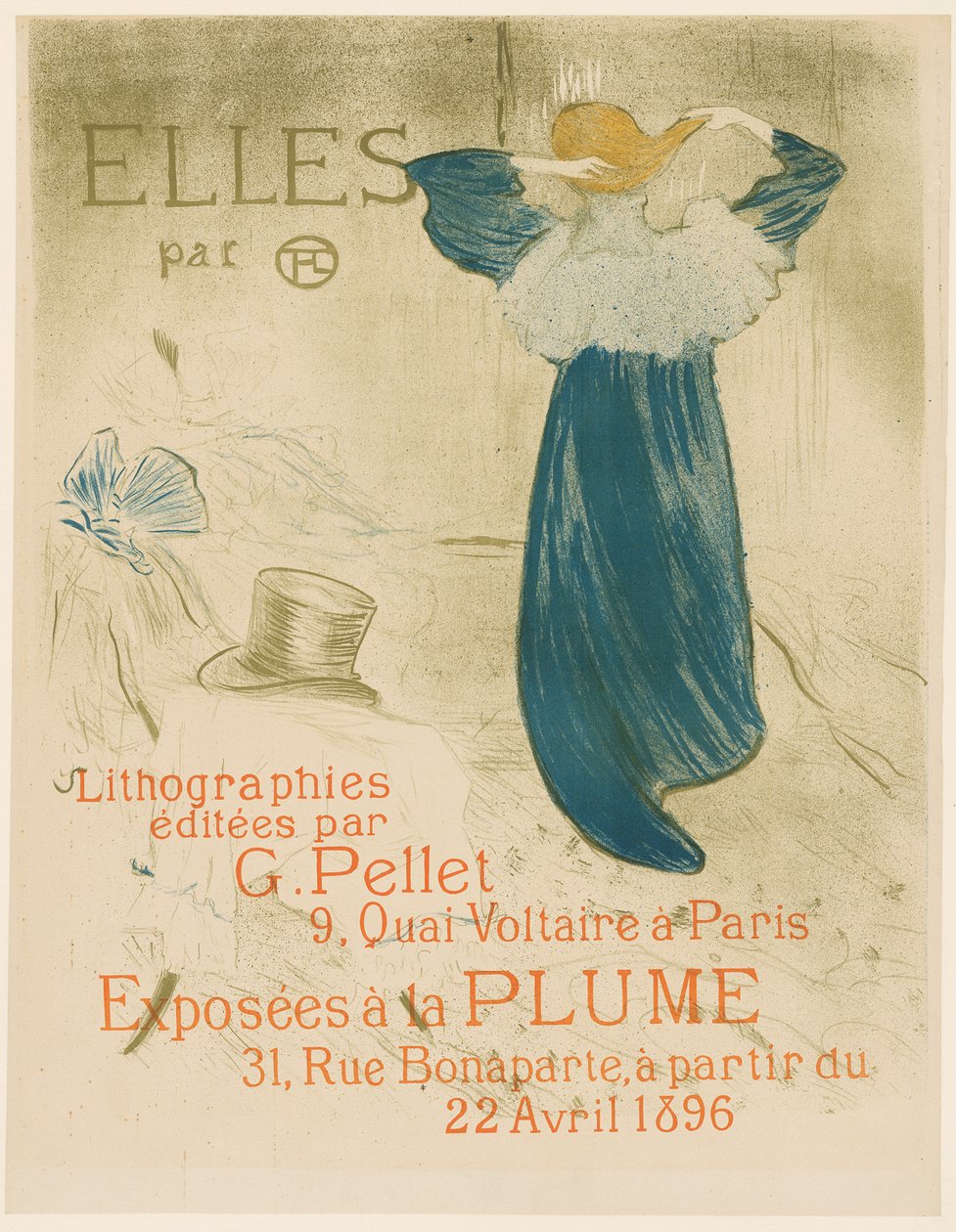 Affiche pour Elles - Henri de Toulouse-Lautrec