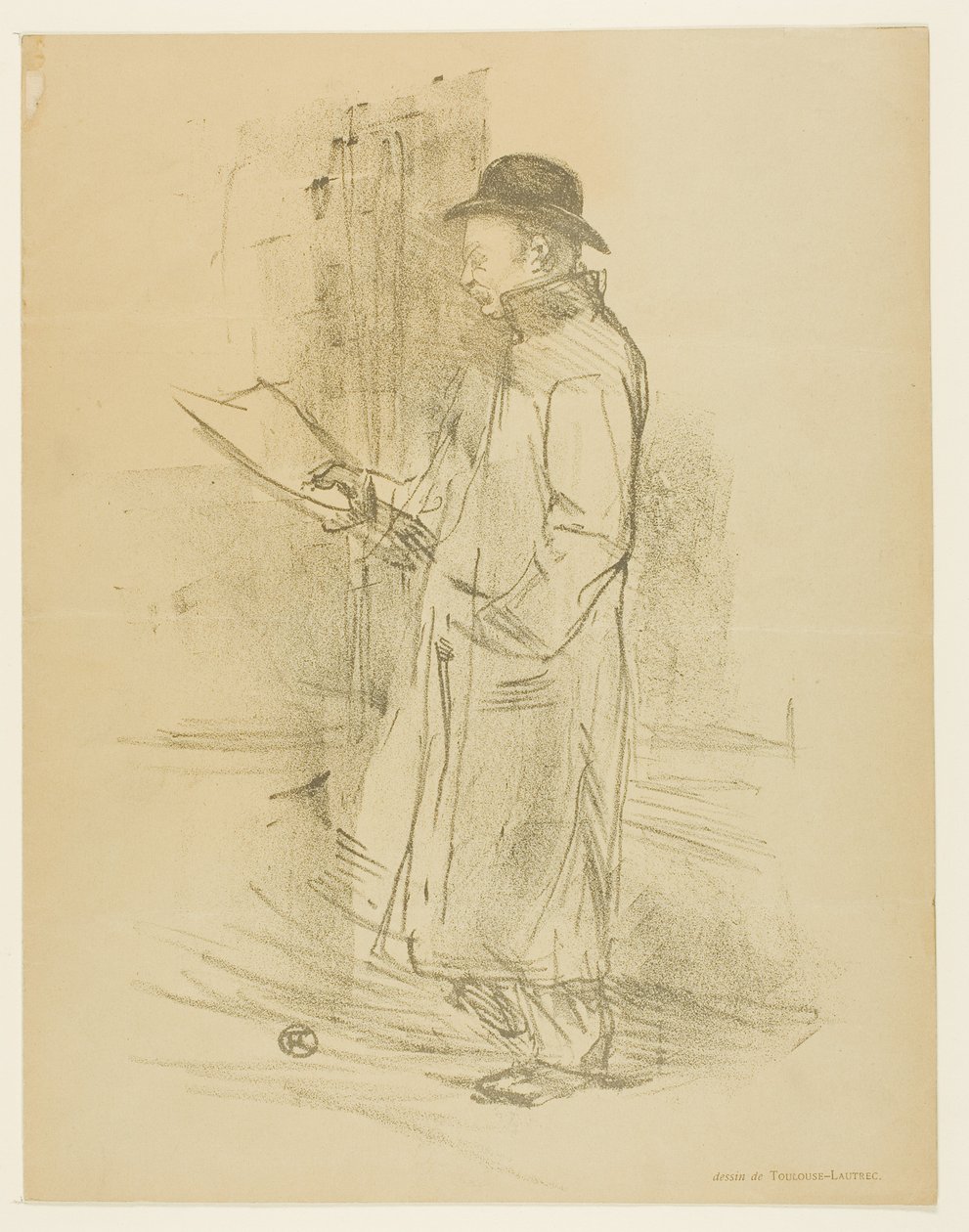 Programme pour le bénéfice de Gémier - Henri de Toulouse-Lautrec