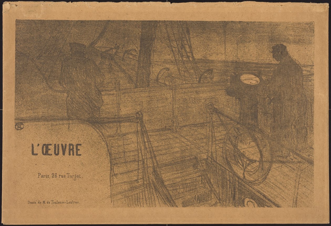 Prospekt Programm des Werks - Henri de Toulouse-Lautrec