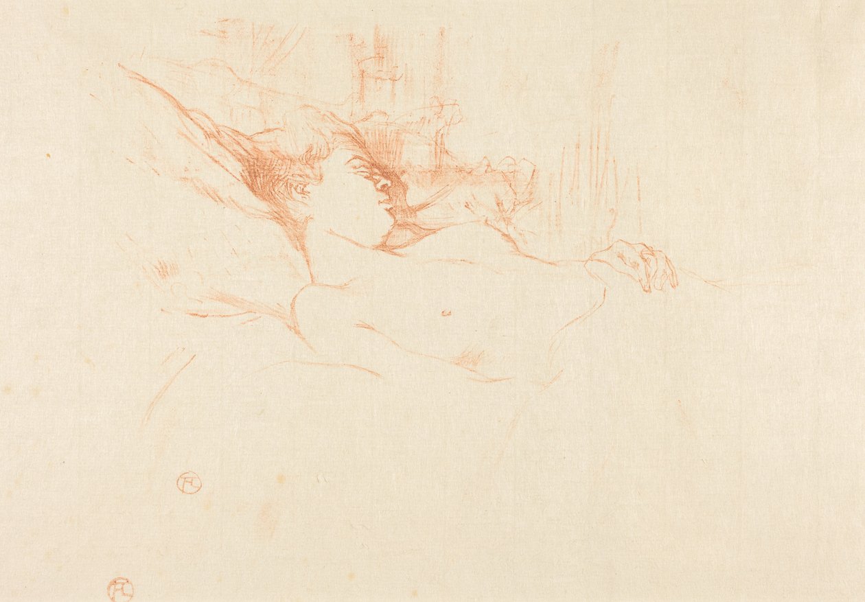 Sleep (Le sommeil) - Henri de Toulouse-Lautrec