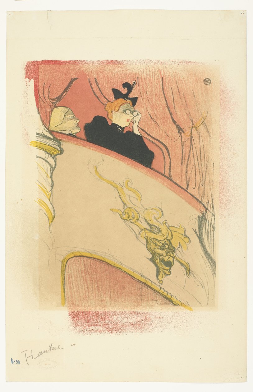 La boîte avec le masque doré - Henri de Toulouse Lautrec