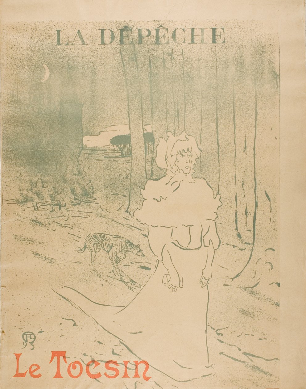 La Châtelaine ou le Tocsin - Henri de Toulouse-Lautrec