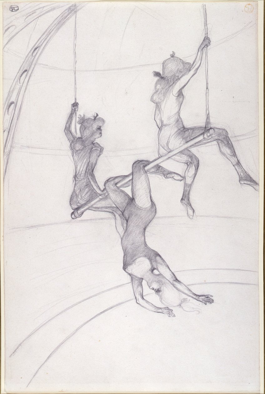 Le trapèze volant - Henri de Toulouse Lautrec