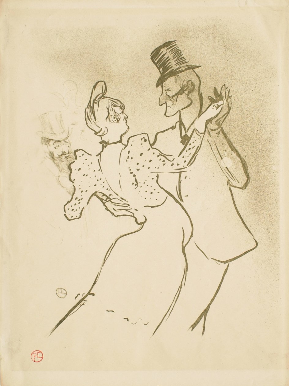 La goulue (La Goulue) - Henri de Toulouse-Lautrec