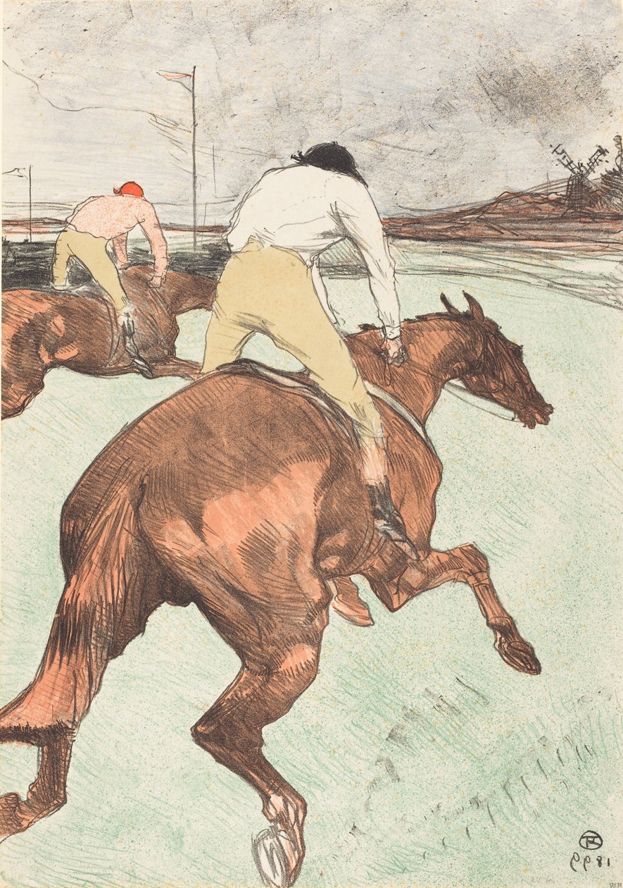 Le Jockey (Le jockey) - Henri de Toulouse-Lautrec