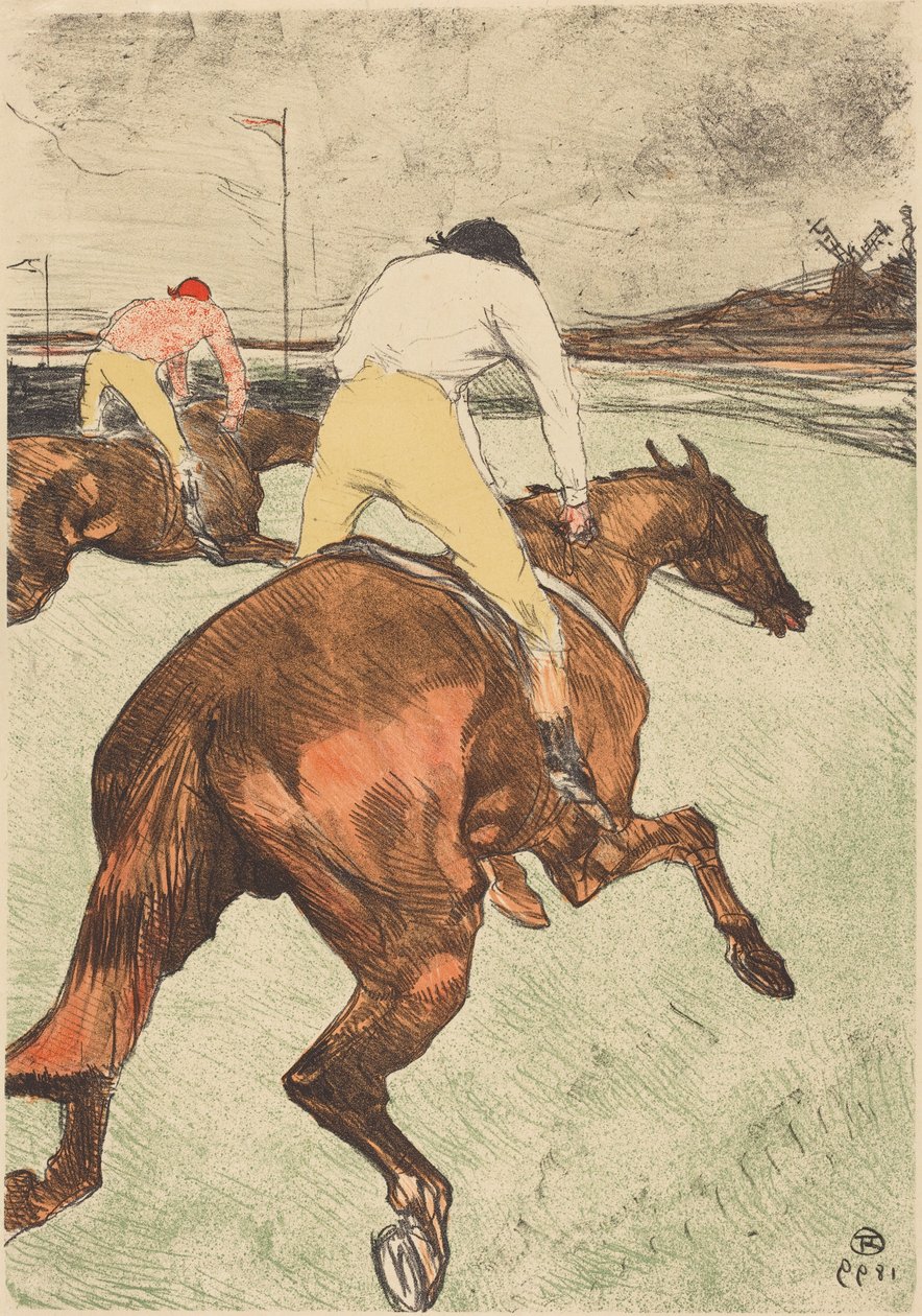 Le jockey - Henri de Toulouse-Lautrec