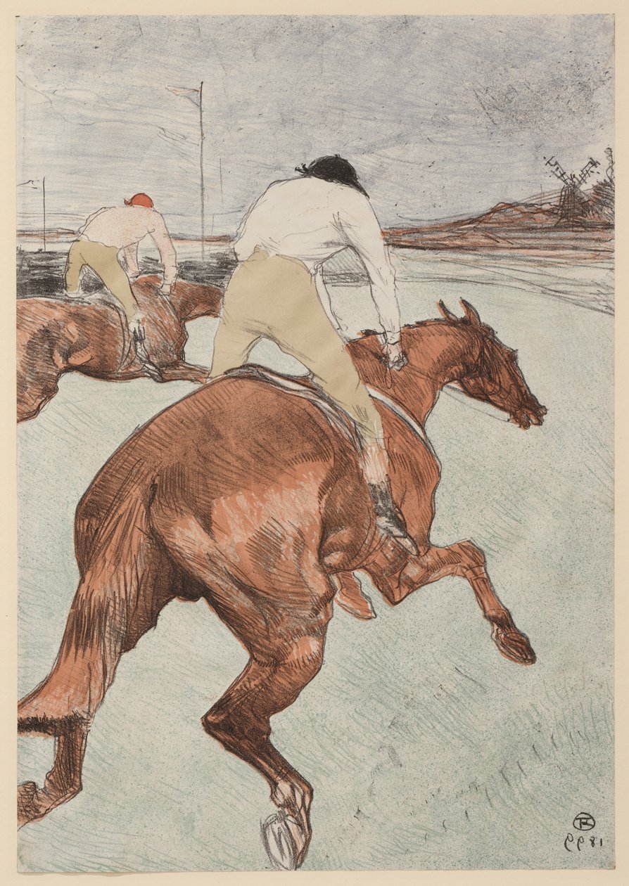 Le jockey - Henri de Toulouse-Lautrec