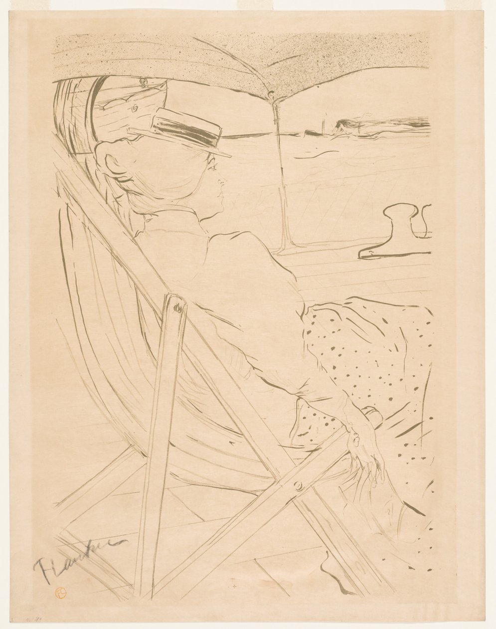 La Passagère du 54 - Henri de Toulouse-Lautrec