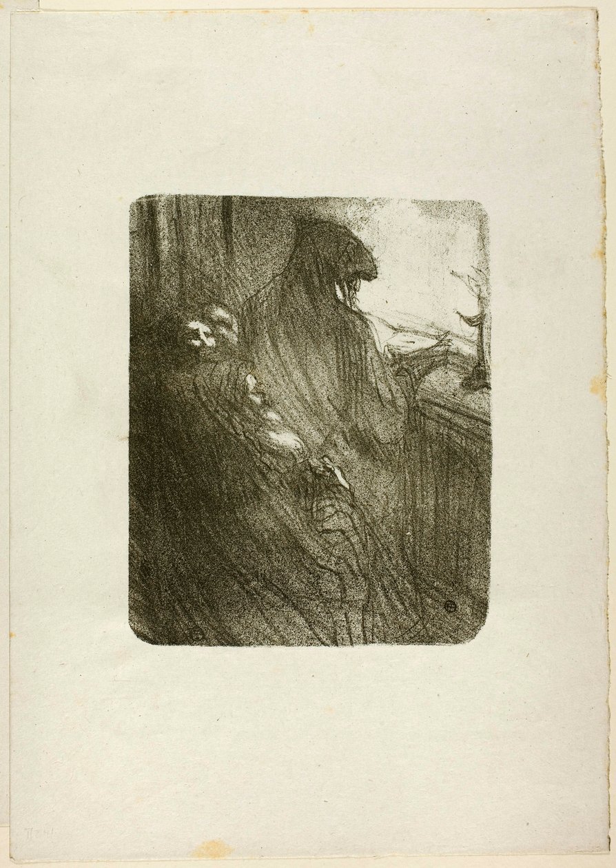 La prière des Juifs polonais, de Au Pied du Sinaï - Henri de Toulouse-Lautrec