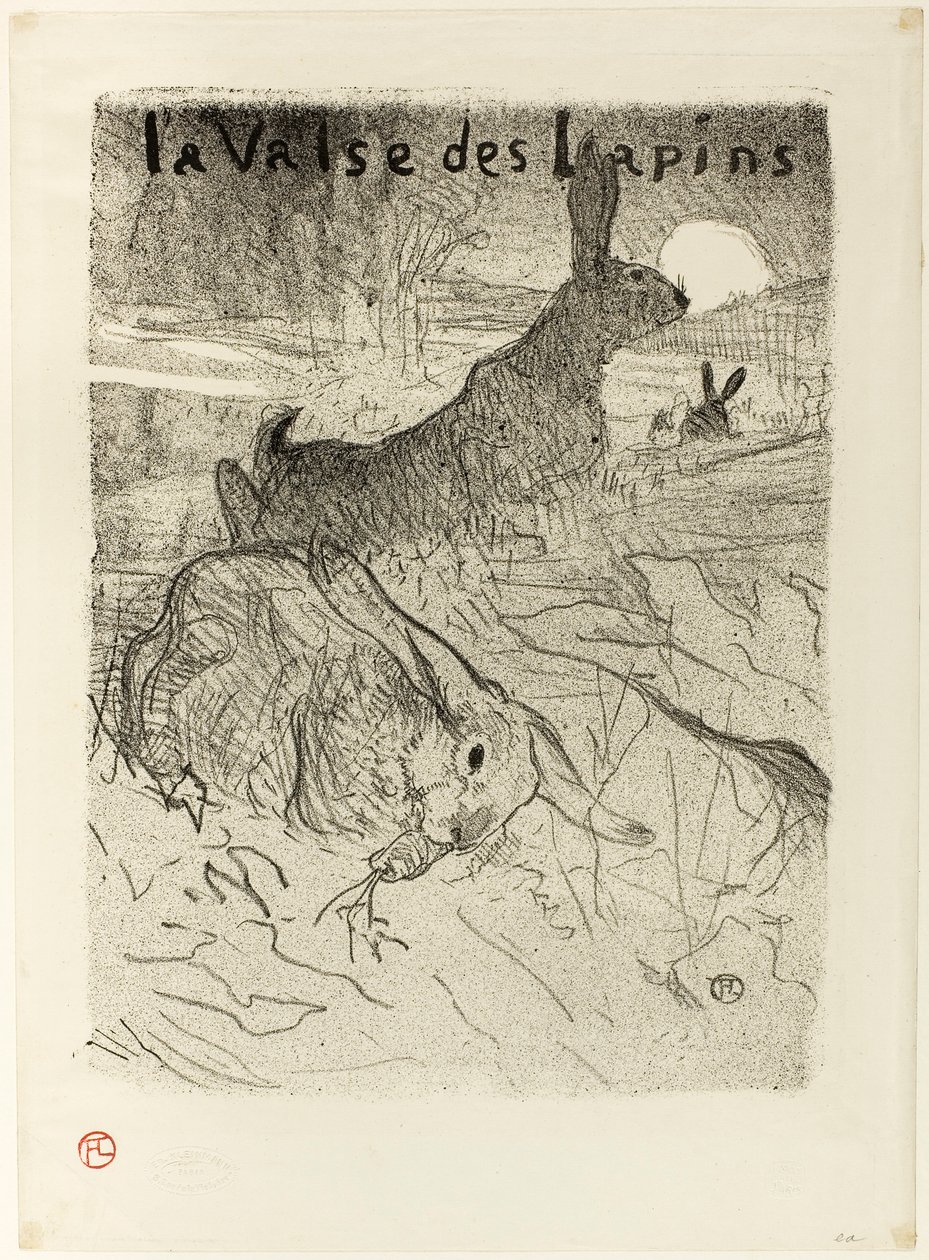 La valse des lapins - Henri de Toulouse-Lautrec