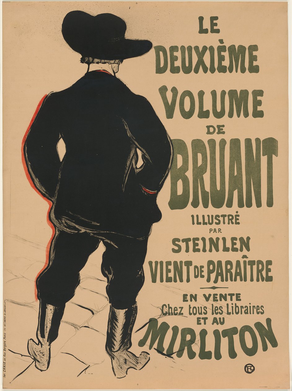Le deuxième volume par Bruant - Henri de Toulouse-Lautrec