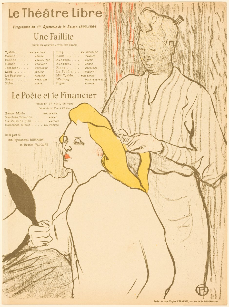 Une Faillite; Le Poète et le financier - Henri de Toulouse-Lautrec