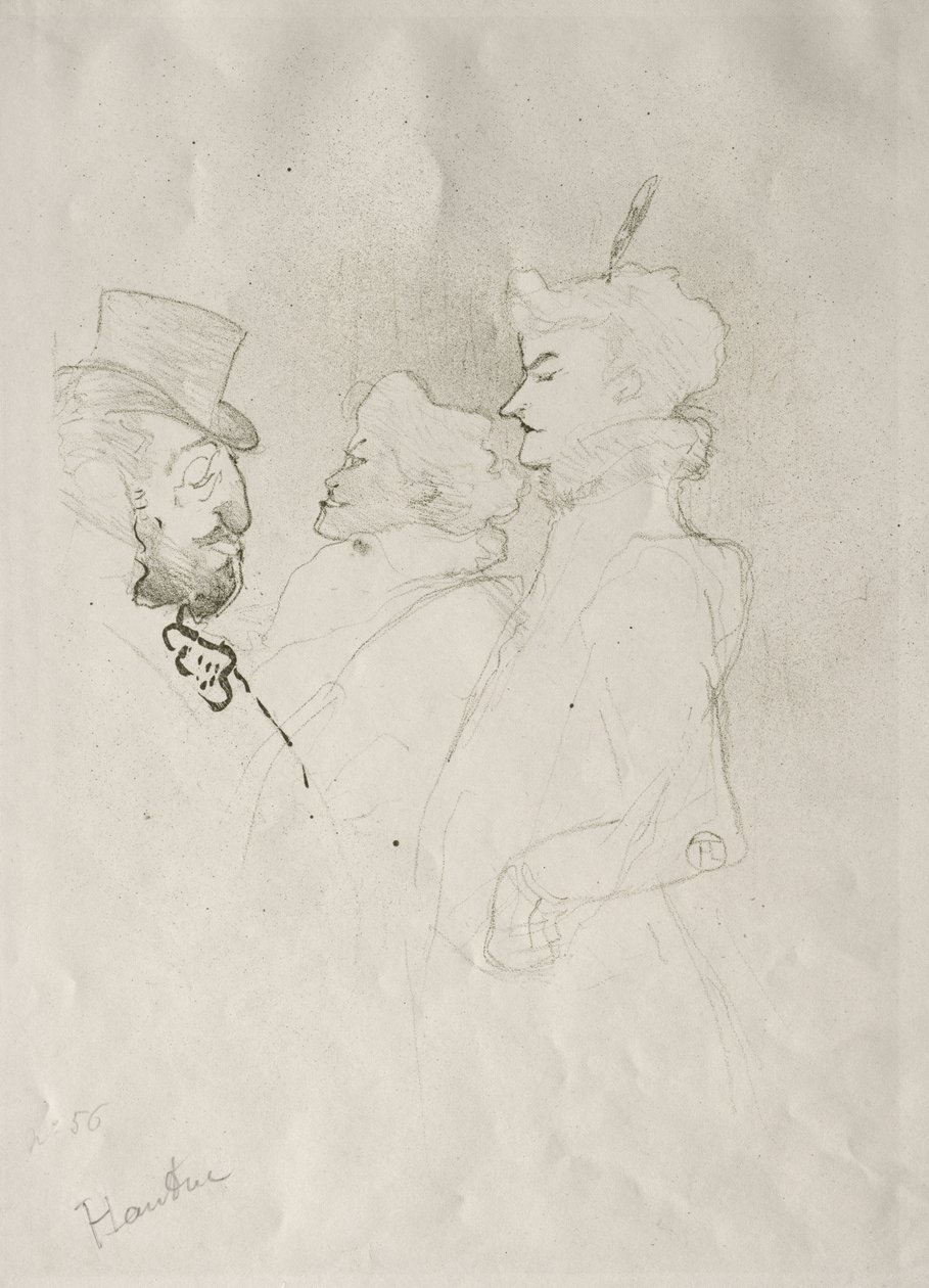 Pourquoi pas ? Une fois ne constitue pas une habitude - Henri de Toulouse-Lautrec