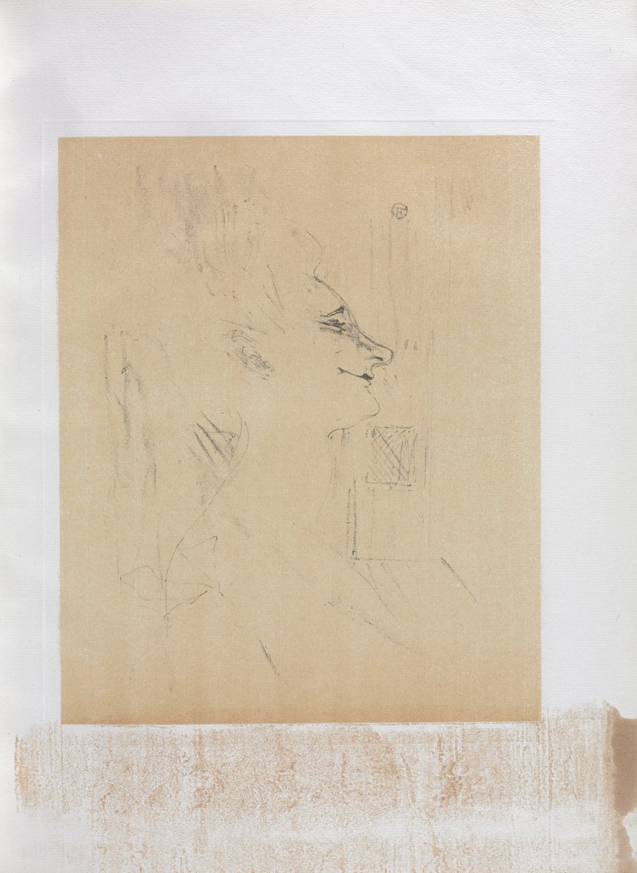 Yvette Guilbert-Série anglaise: Soularde - Henri de Toulouse-Lautrec