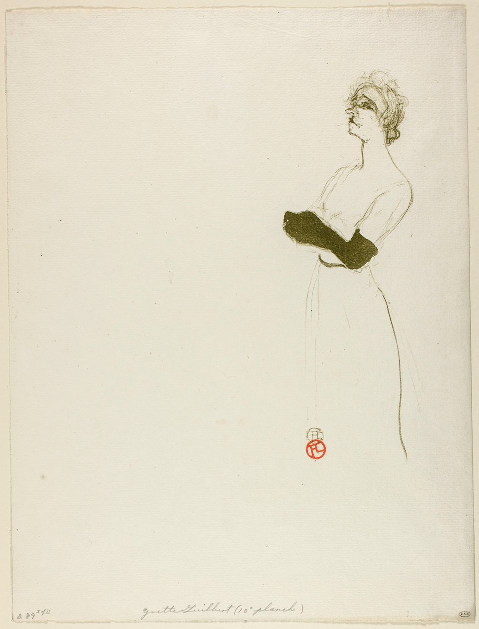 Yvette Guilbert - Henri de Toulouse-Lautrec