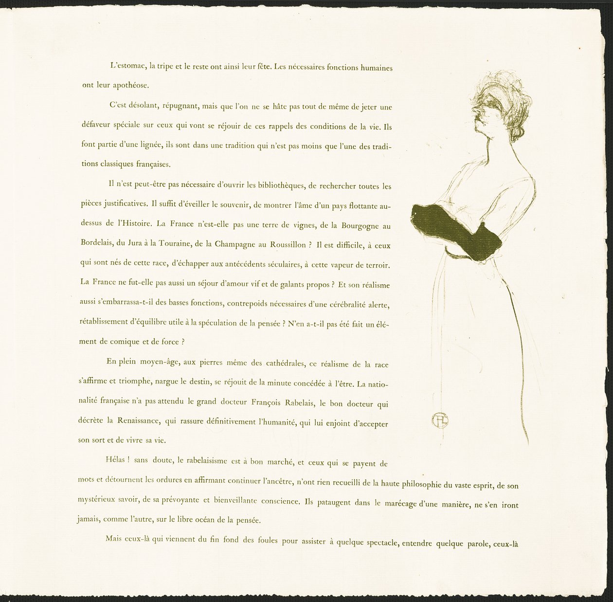 Yvette Guilbert - Henri de Toulouse-Lautrec