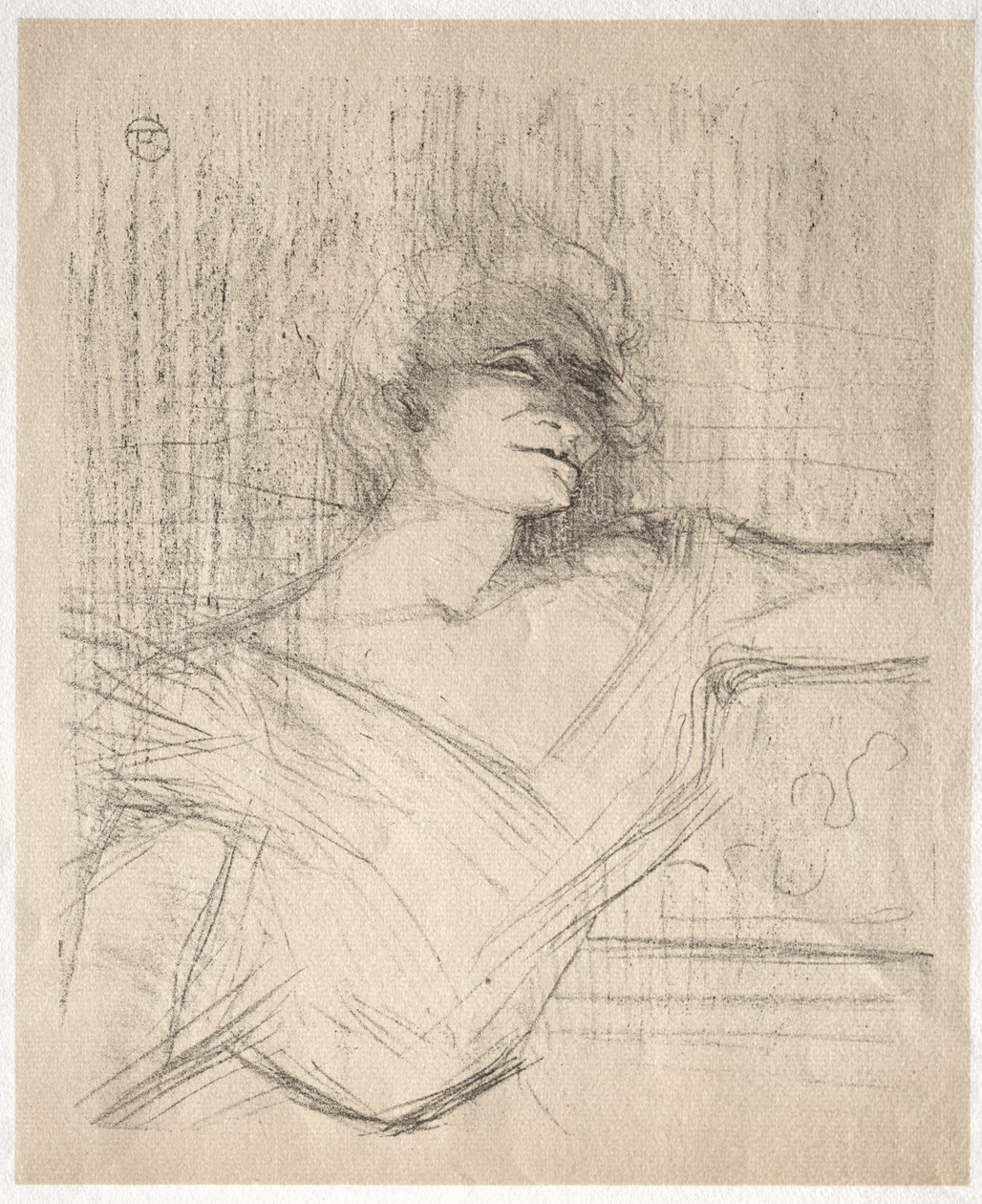 Yvette Guilbert : Dans la glu - Henri de Toulouse-Lautrec
