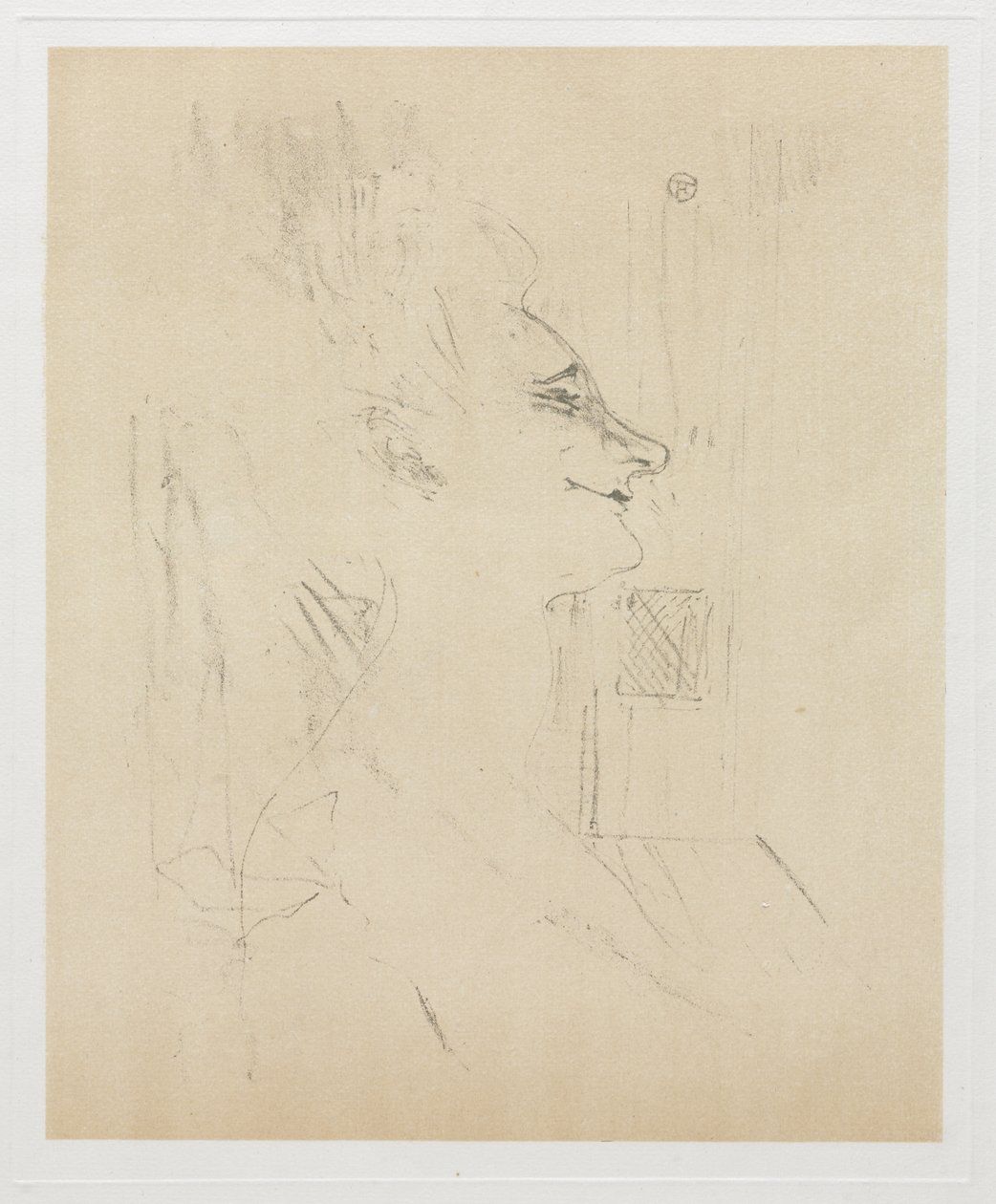Yvette Guilbert enivrée - Henri de Toulouse-Lautrec