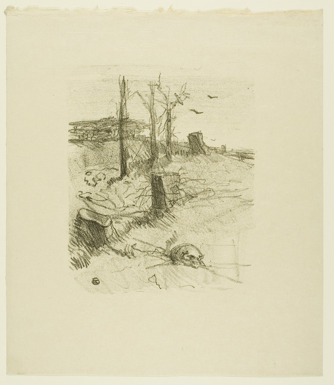 Un cimetière en Galicie, de Au Pied du Sinaï - Henri de Toulouse Lautrec