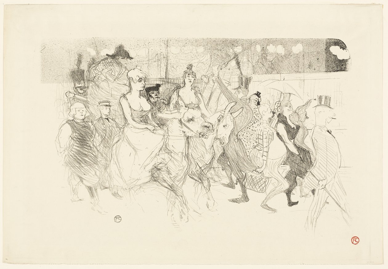 Une soirée de gala au Moulin Rouge - Henri de Toulouse Lautrec