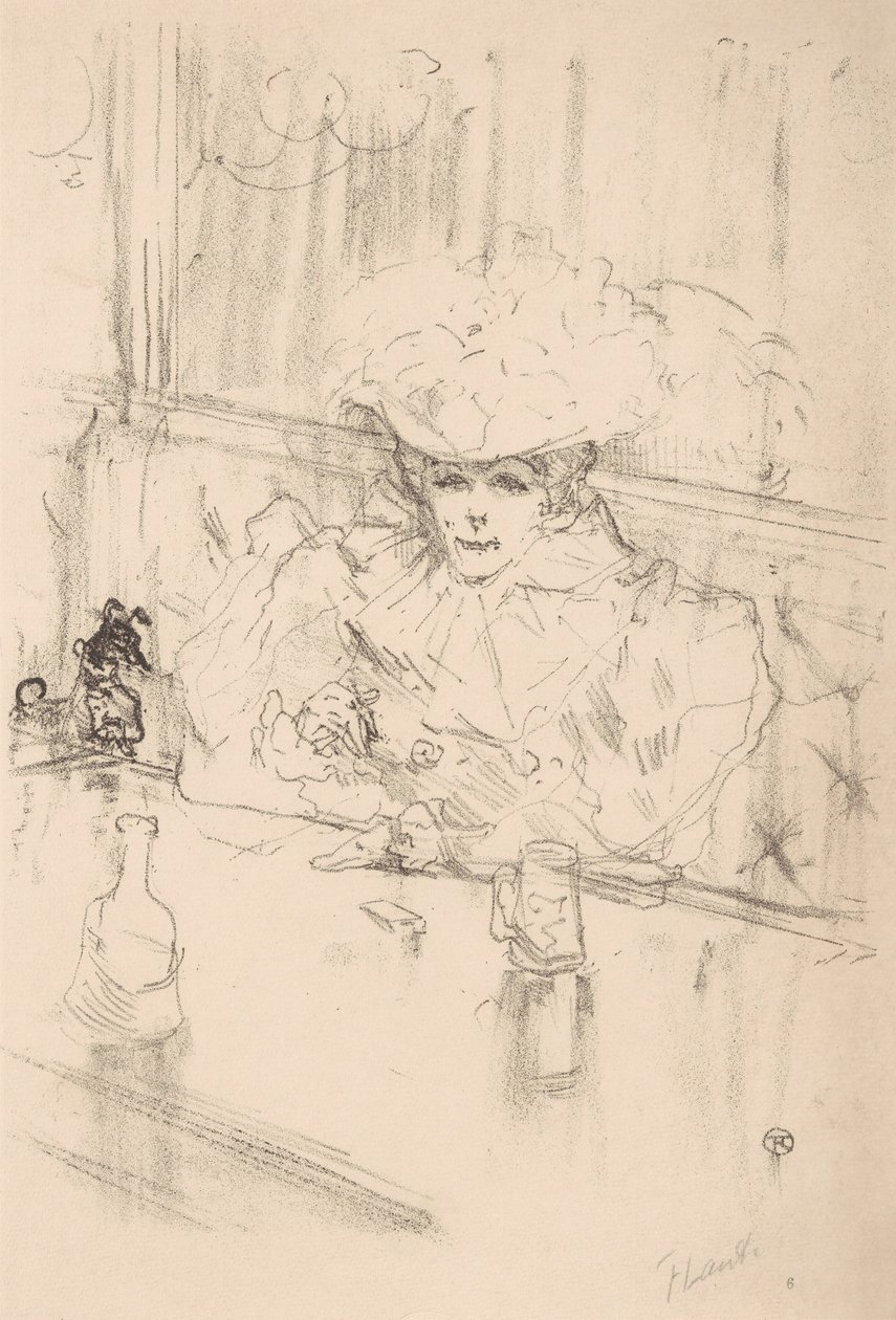 À la Brasserie Hanneton, 1898 - Henri de Toulouse Lautrec