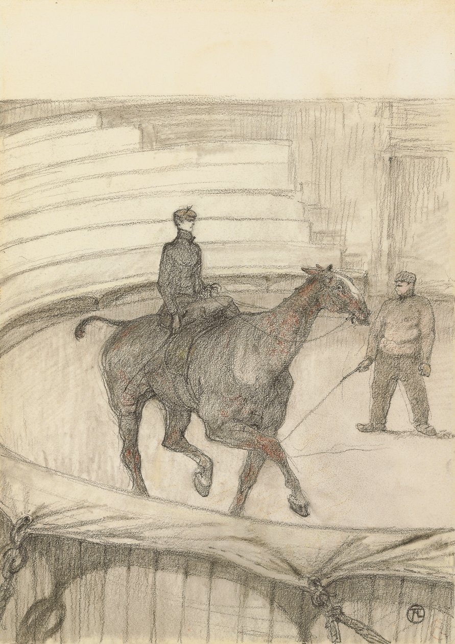 Au Cirque: Travail de Répétition, 1899 - Henri de Toulouse Lautrec