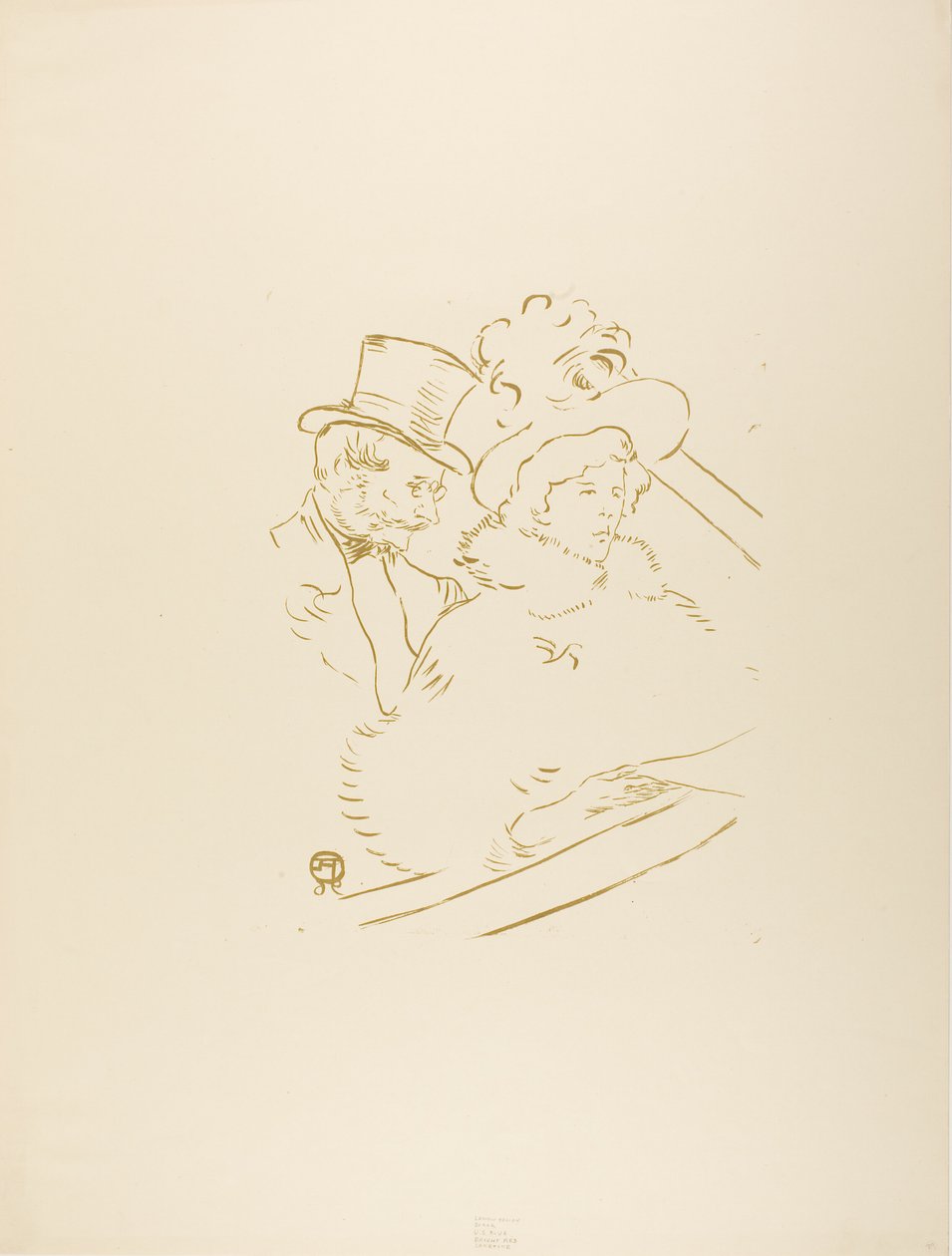 Au concert - Henri de Toulouse Lautrec