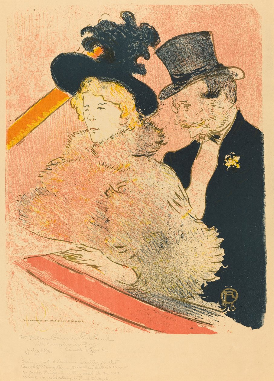 Au concert, 1896 - Henri de Toulouse Lautrec