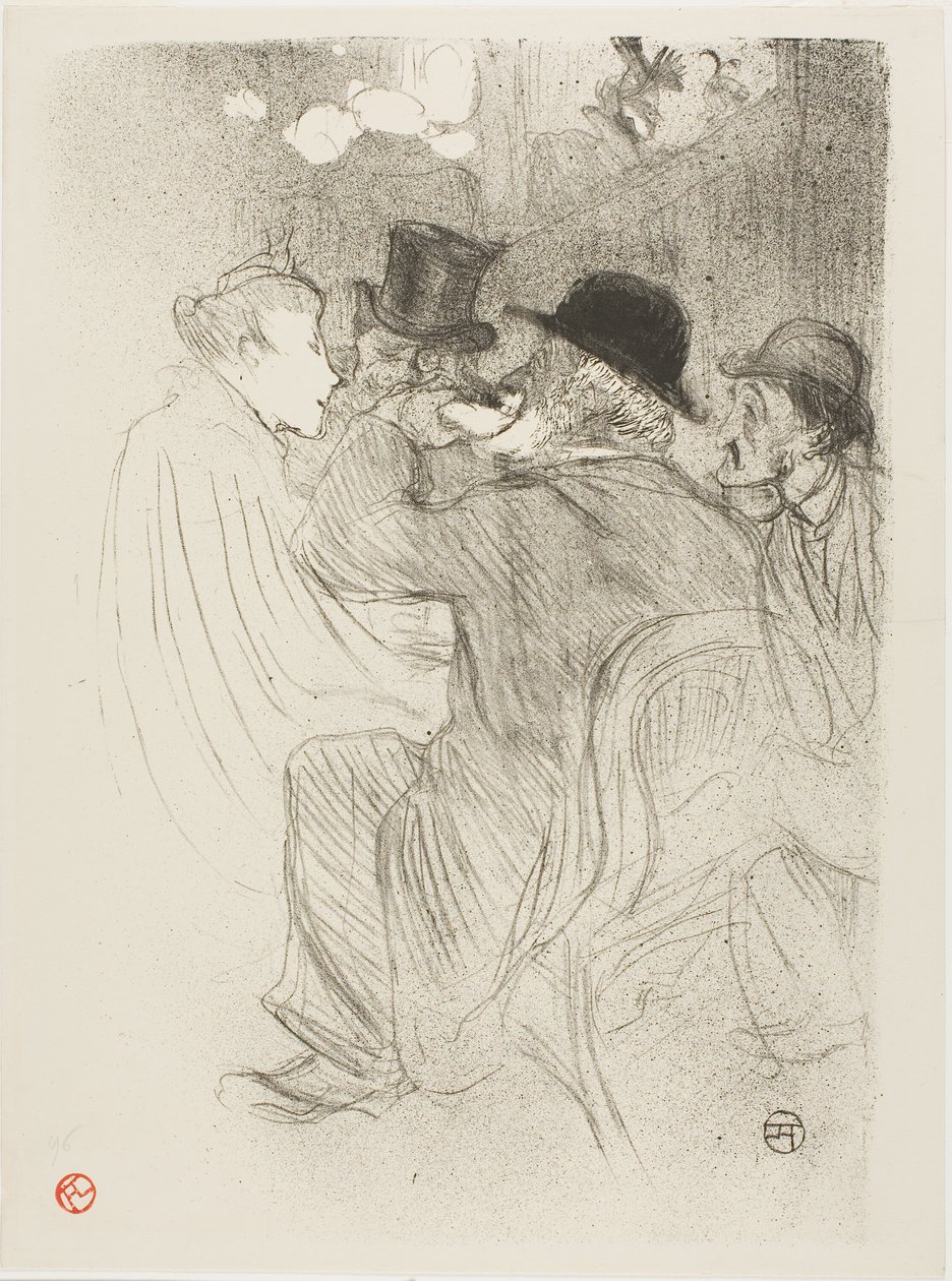 Au Moulin Rouge : Un Rude ! Un Vrai Rude ! - Henri de Toulouse Lautrec