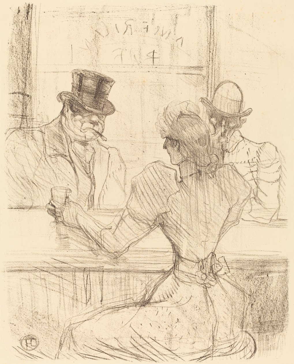 Au bar Picton, rue Scribe, 1896 - Henri de Toulouse Lautrec