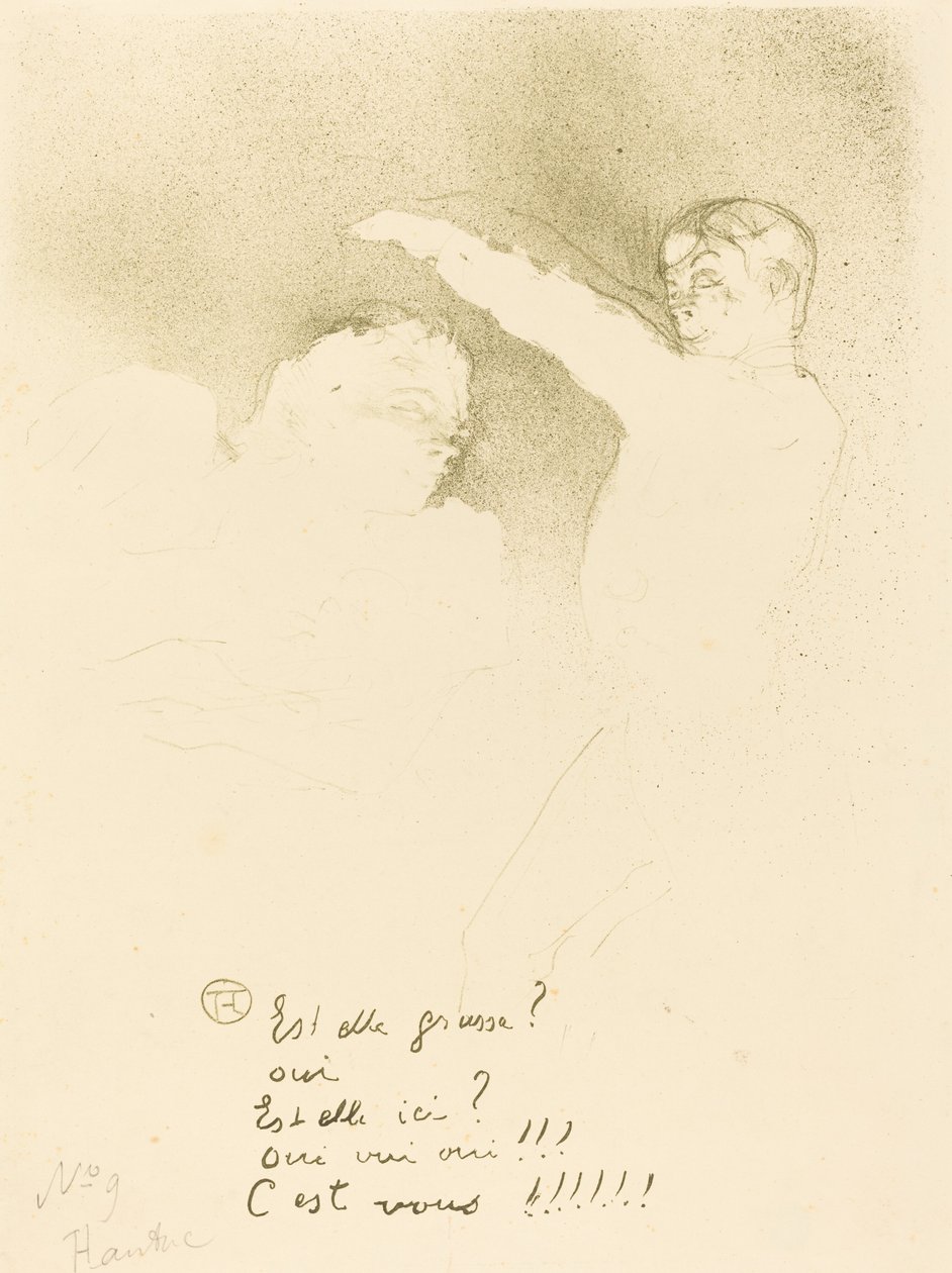 Aux Variétés: Mlle. Lender et Brasseur - Henri de Toulouse Lautrec