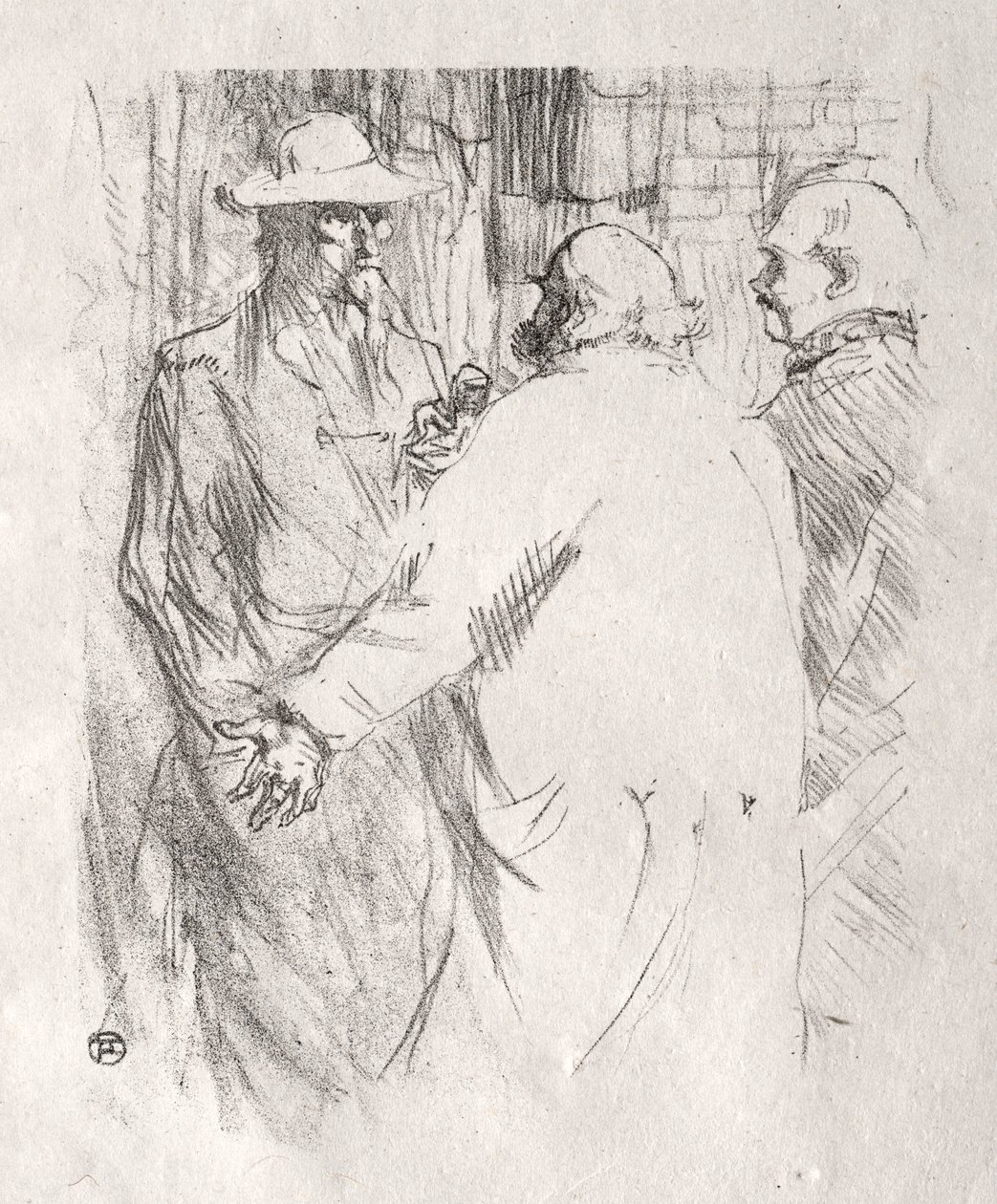 Au pied du Sinaï : Clemenceau à Busk - Henri de Toulouse Lautrec
