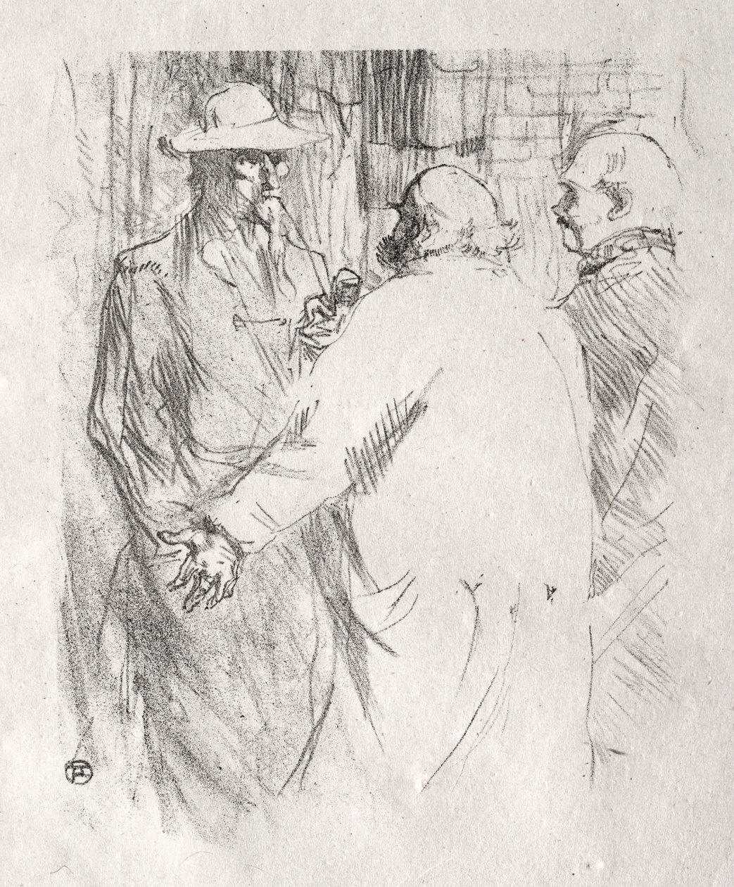 Au pied du Sinaï : Clemenceau à Busk, 1898 - Henri de Toulouse Lautrec
