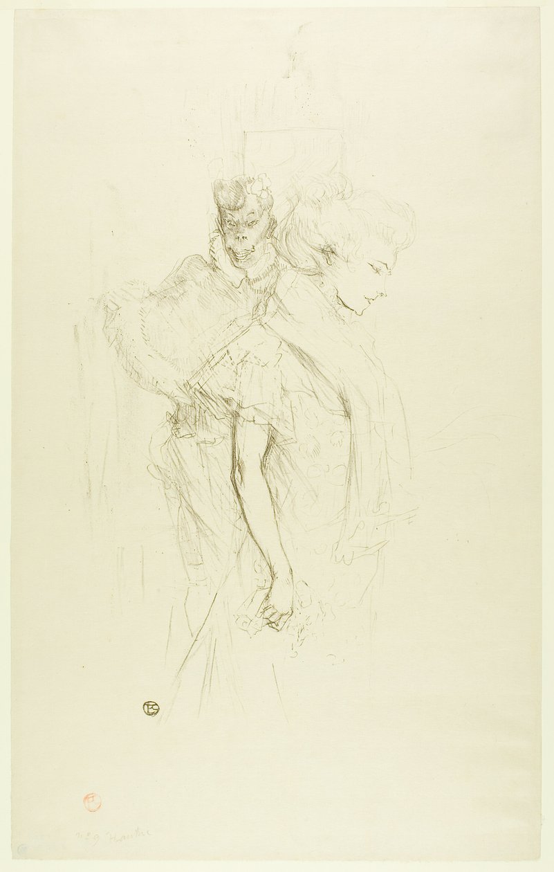 Blanche et Noire - Henri de Toulouse Lautrec