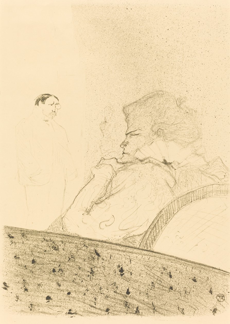 Brandès dans sa loge - Henri de Toulouse Lautrec