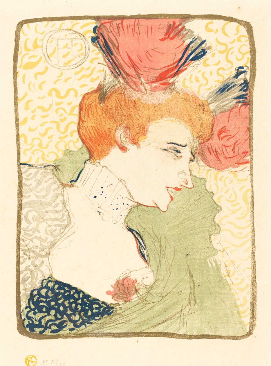 Buste de Mlle. Marcelle Lender, 1895 - Henri de Toulouse Lautrec