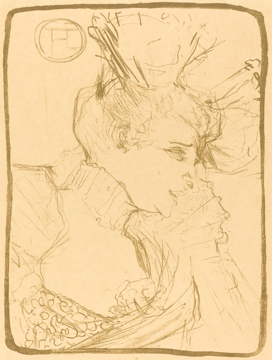 Buste de Mlle. Marcelle Lender, 1895 - Henri de Toulouse Lautrec