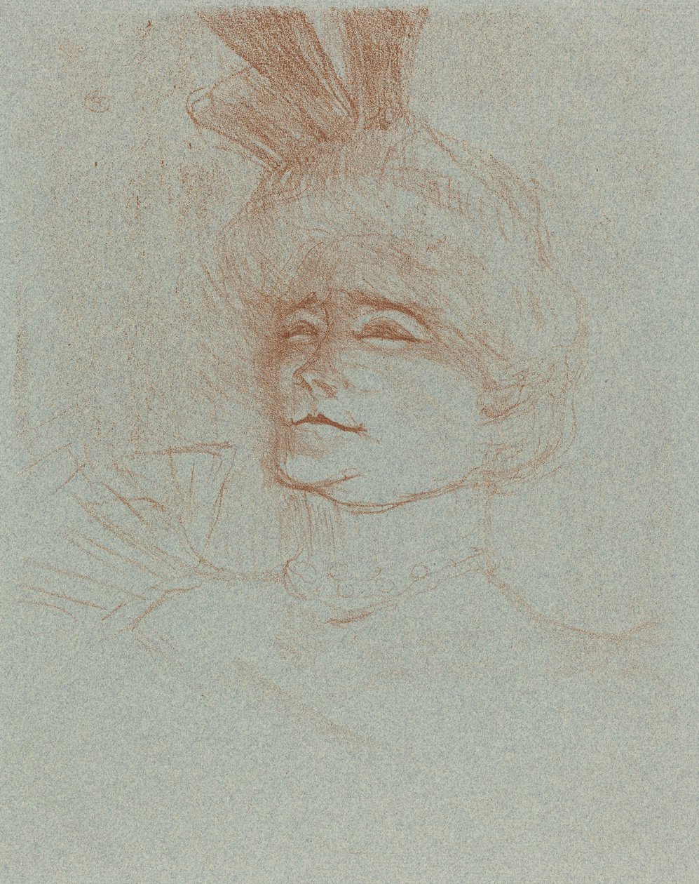 Mlle. Marcelle Lender en buste, de trois quarts - Henri de Toulouse Lautrec