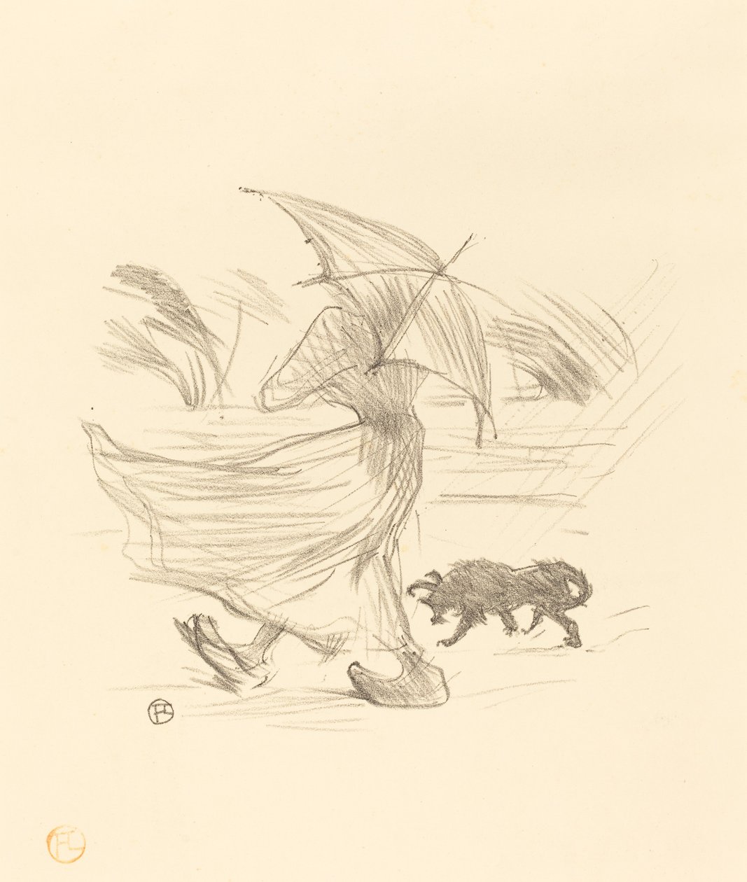 Ce que dit la pluie - Henri de Toulouse Lautrec