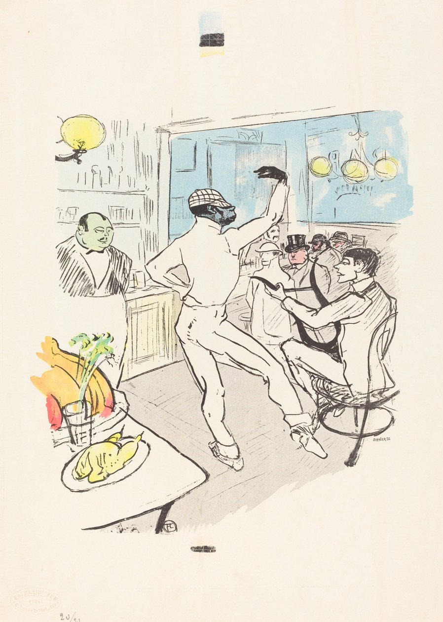 Chocolat dansant au bar Achille - Henri de Toulouse Lautrec